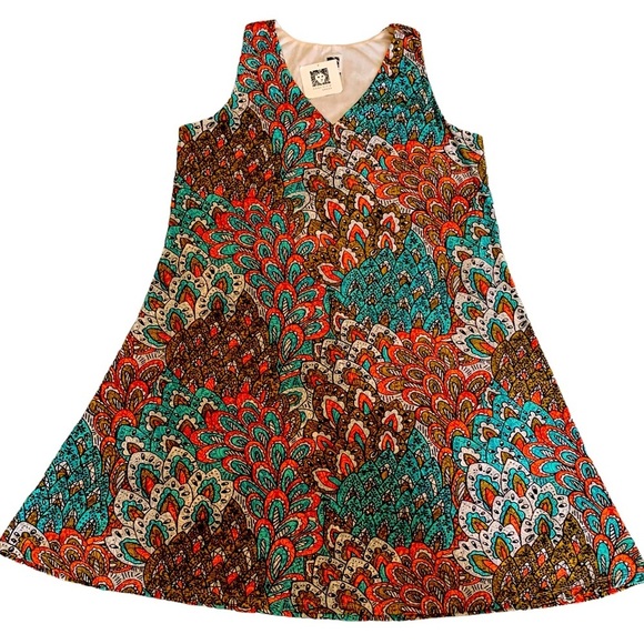 NWT Anne Klein Paisley A-line Dress 💐 - Picture 3 of 7